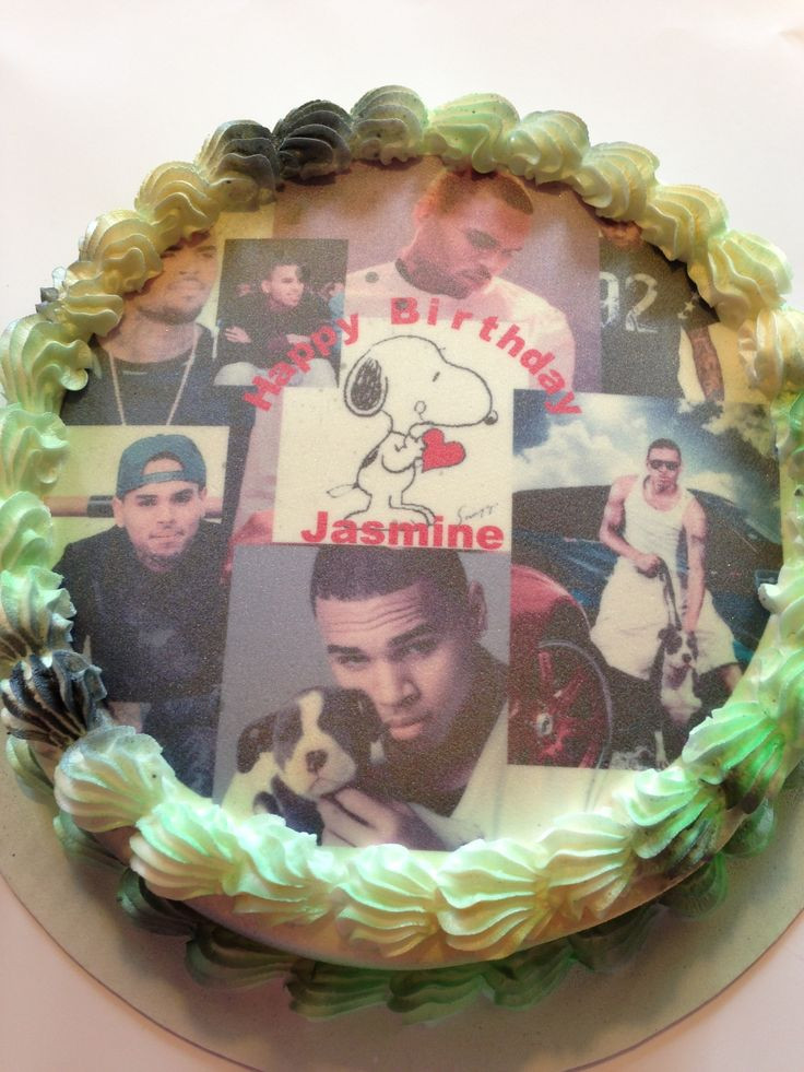 Chris Brown Birthday Cake
 My baby girls birthday cake I luv u Jazz Chris Brown