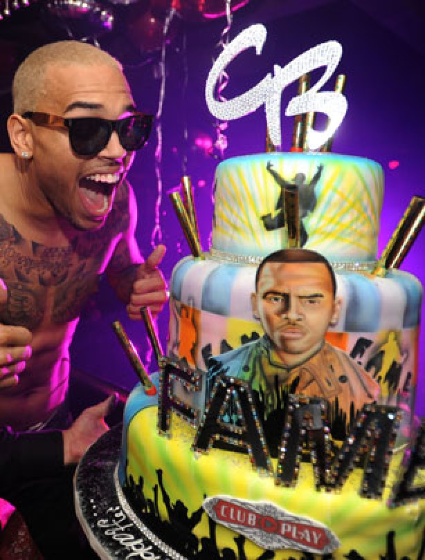 Chris Brown Birthday Cake
 Celebrity birthday cakes Chris Brown s birthday cake