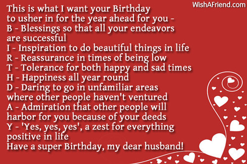 Christian Birthday Wishes For Husband
 This is what I want your Birthday Wish For Husband