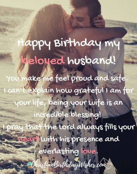Christian Birthday Wishes For Husband
 Birthday Wishes for Husband