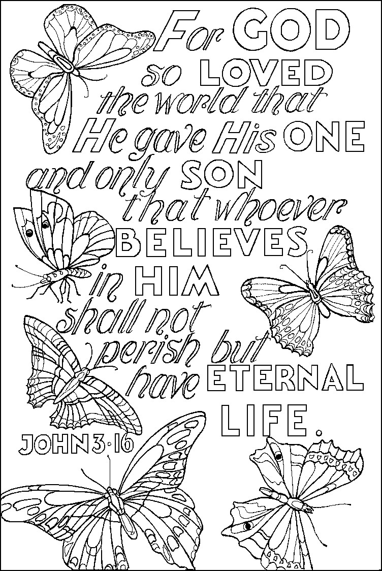 Christian Coloring Pages For Children
 Free Printable Christian Coloring Pages for Kids Best