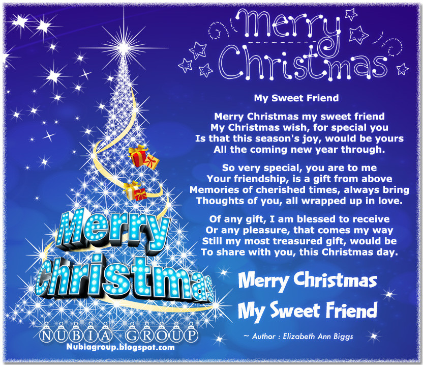 Christmas And Friends Quotes
 Merry Christmas Best Friend Quotes QuotesGram