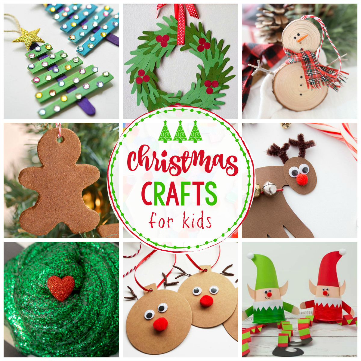Christmas Arts And Craft Ideas For Toddlers
 25 Easy Christmas Crafts for Kids Crazy Little Projects