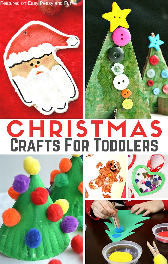 Christmas Arts And Craft Ideas For Toddlers
 Simple Christmas Crafts for Toddlers Easy Peasy and Fun