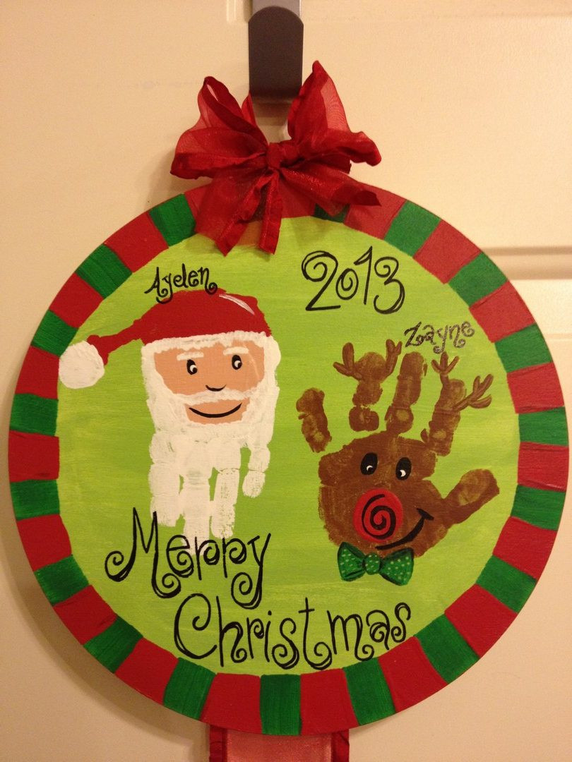 Christmas Arts And Craft Ideas For Toddlers
 21 Cute and Fun Christmas Handprint and Footprint Crafts