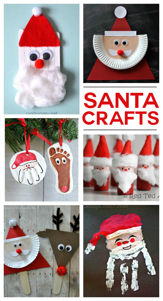 Christmas Arts And Craft Ideas For Toddlers
 SANTA CRAFTS Kids Activities