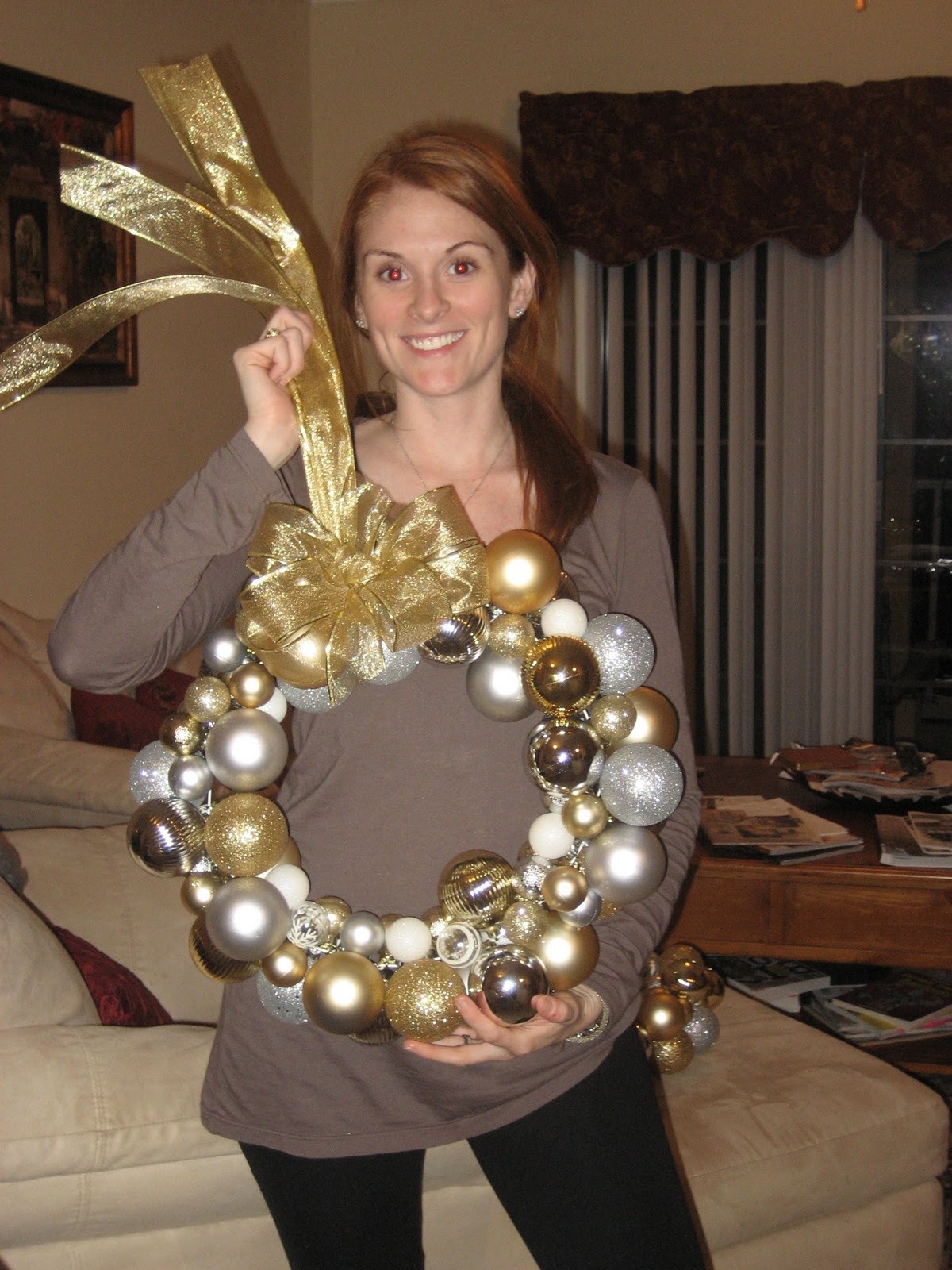 Christmas Ball Wreath DIY
 fy Cozy Couture DIY Christmas Ornament Wreath