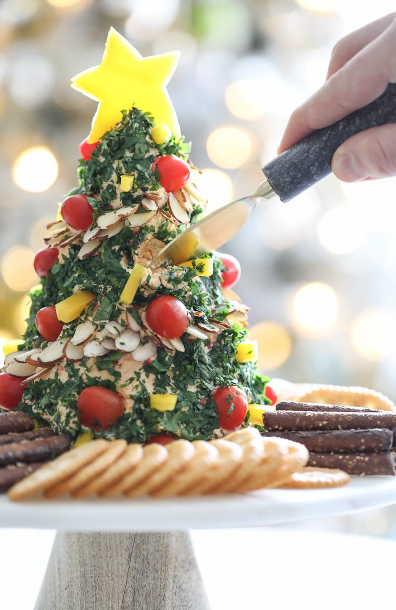 Christmas Brunch Appetizers
 A Festive Christmas Tree Cheese Ball Appetizer Recipe