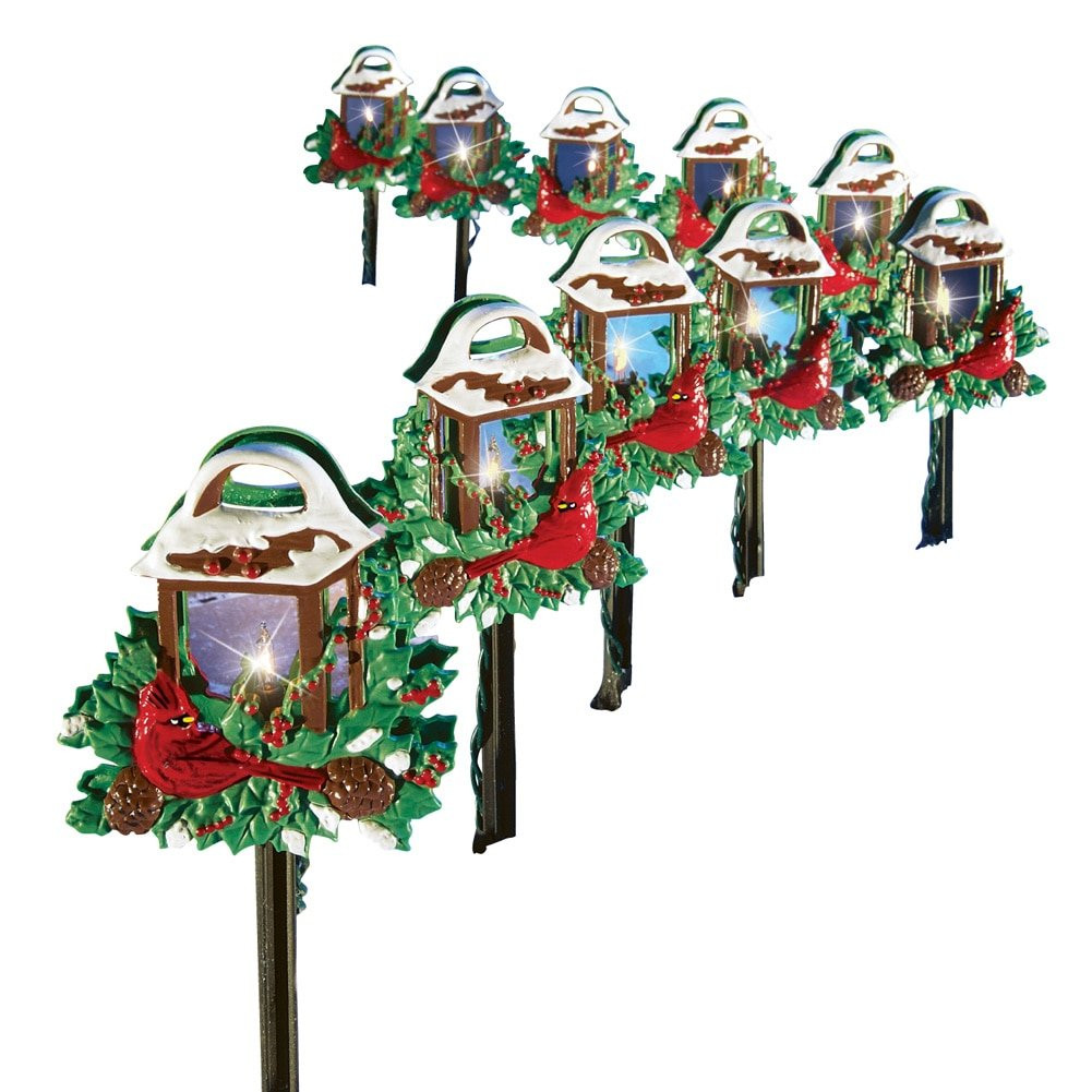 Christmas Bulb Path Lights
 Yard Christmas Lights Gift Decorations Outdoor 10Pcs Lamp