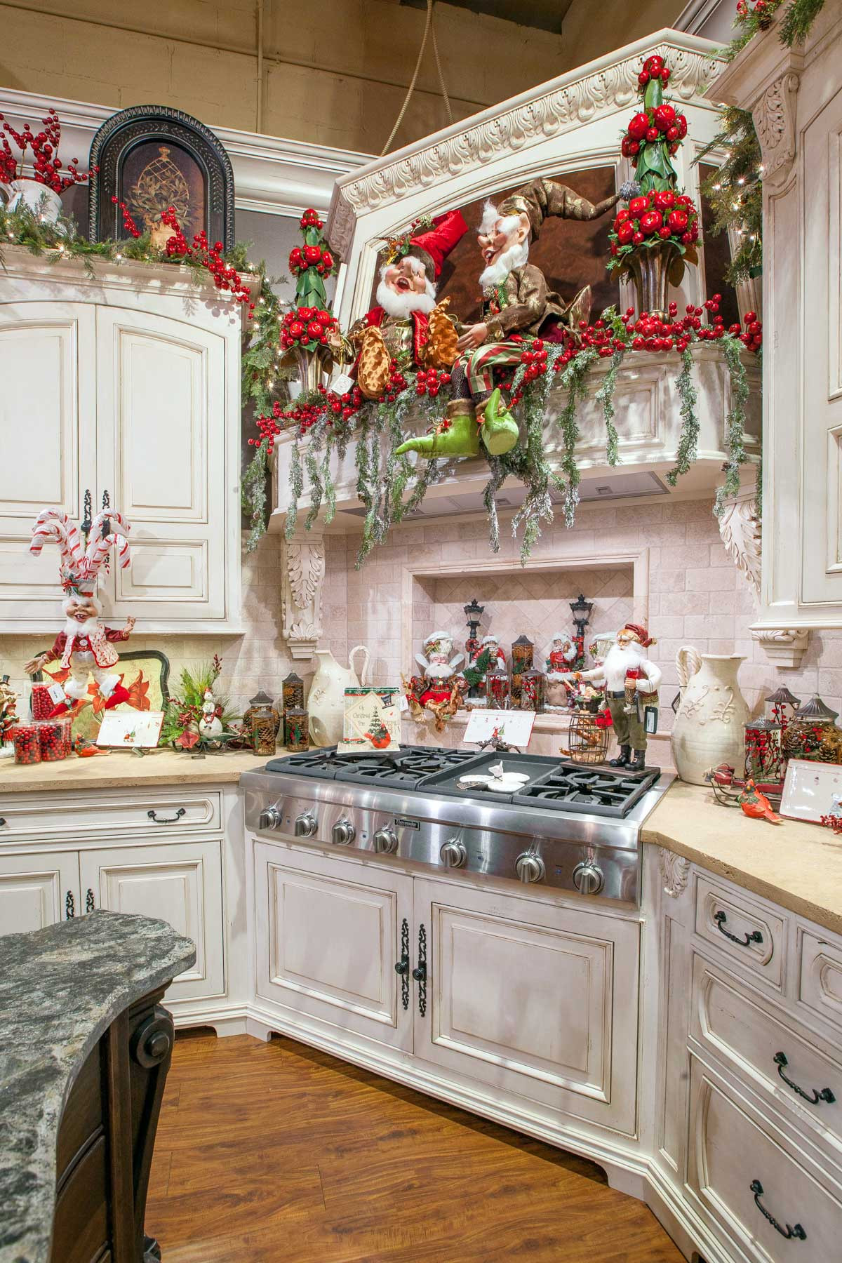 Christmas Cabinet Decorations
 Christmas Home Decor LINLY DESIGNS
