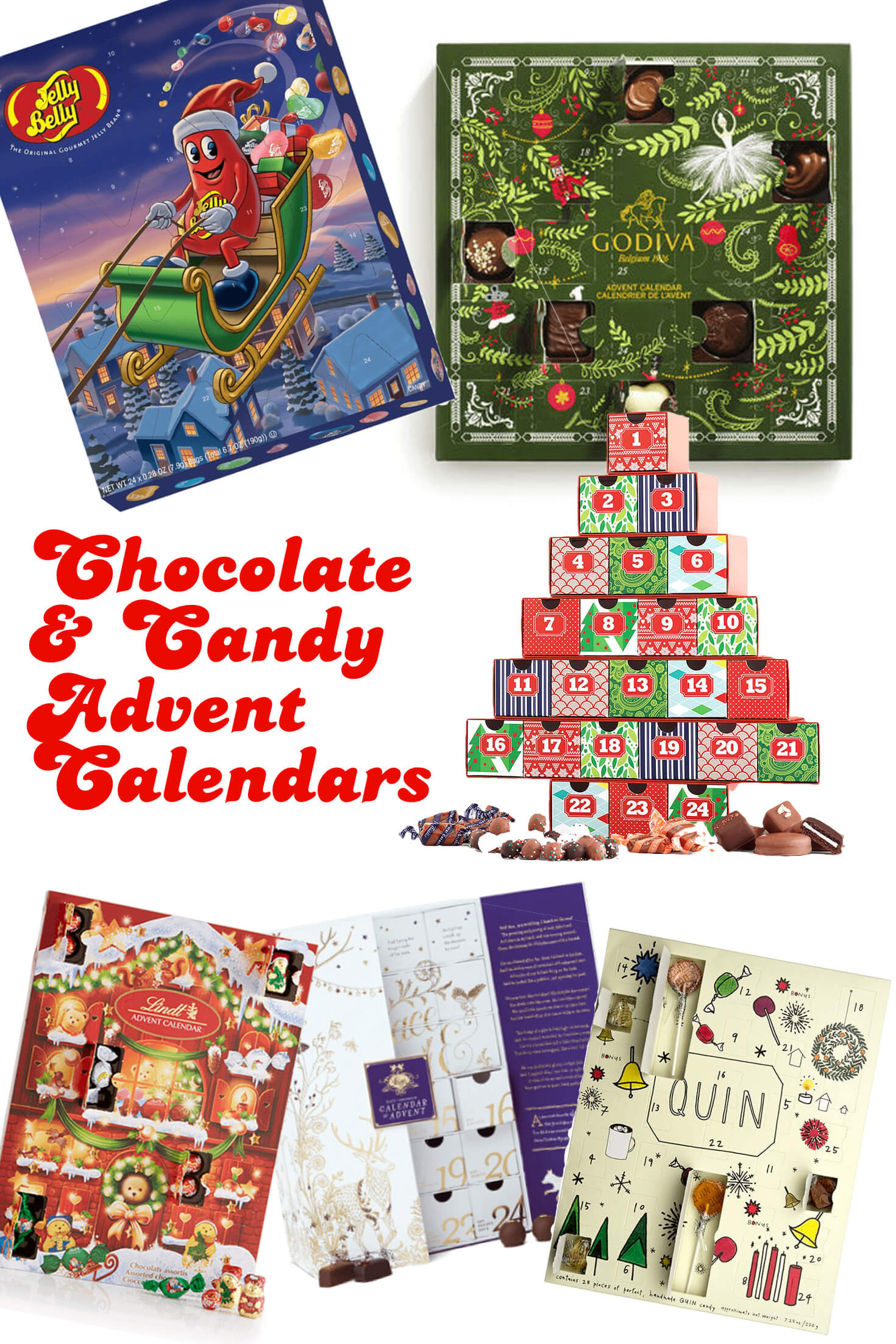 Christmas Candy Calendar
 Chocolate & Candy Advent Calendars For a Sweet Christmas