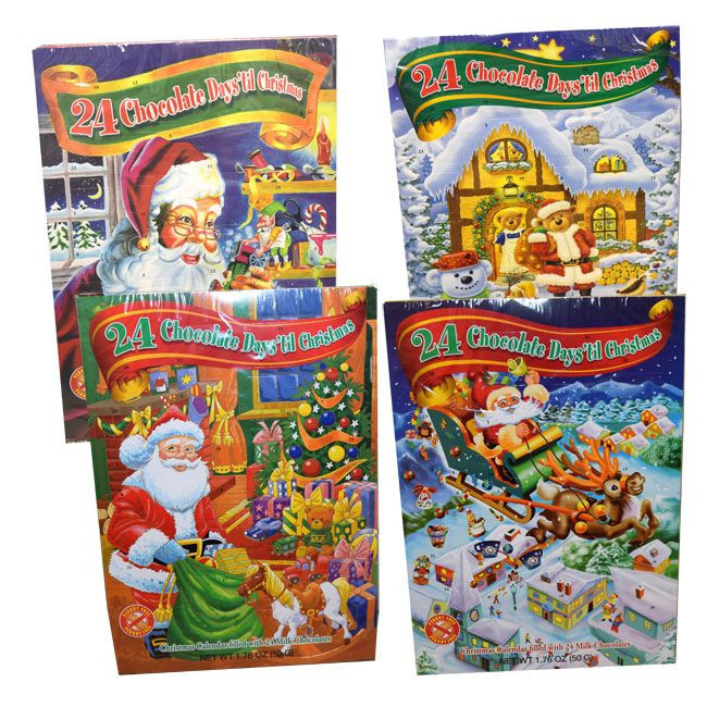 Christmas Candy Calendar
 Christmas Advent Calendar Filled With Chocolate Candy