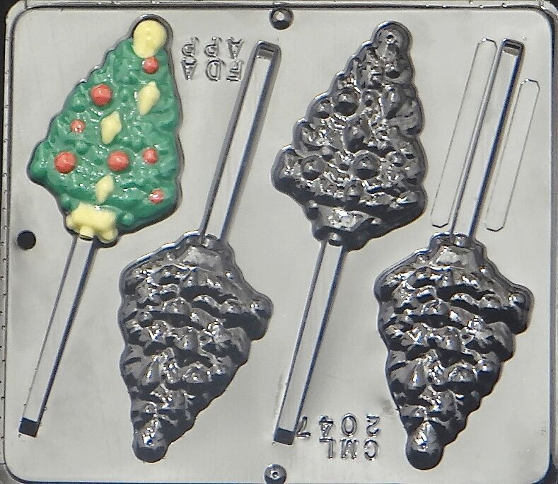 Christmas Candy Molds
 Christmas Tree with Ornaments Lollipop Chocolate Candy
