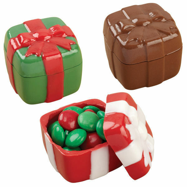 Christmas Candy Molds
 3D Present Christmas Chocolate Candy Mold from Wilton 0020