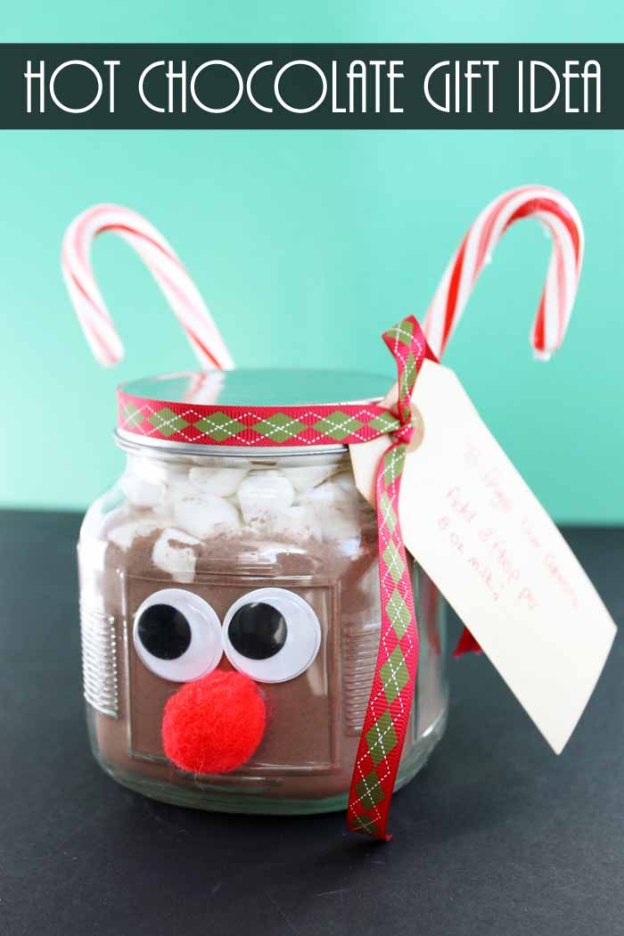 Christmas Chocolate Gift Ideas
 Hot Chocolate in a Jar Gift Idea The Country Chic Cottage