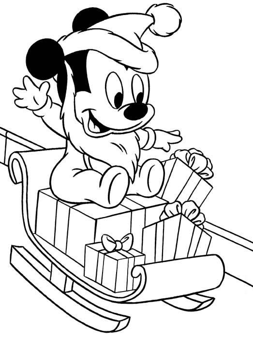 Christmas Coloring Pictures For Kids
 Free Disney Christmas Printable Coloring Pages for Kids
