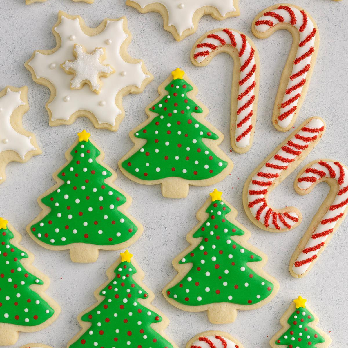 Christmas Cookies Decorated
 Decorated Christmas Cutout Cookies Recipe