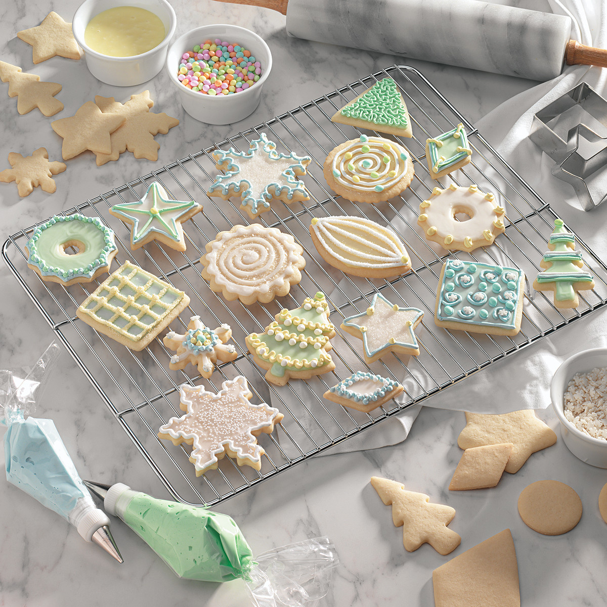 Christmas Cookies Decorated
 9 Easy Christmas Cookie Decorating Ideas
