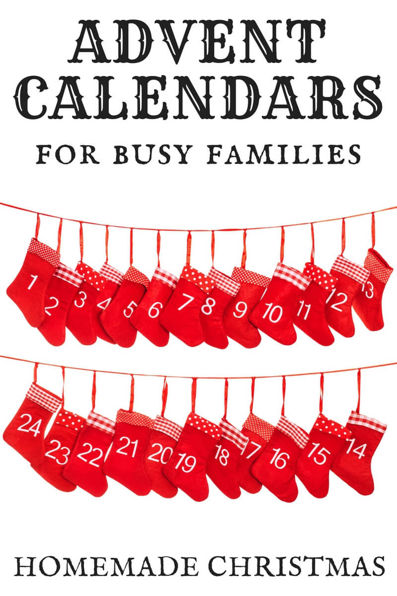 Christmas Countdown Ideas
 14 Advent Calendar Ideas for Busy Families