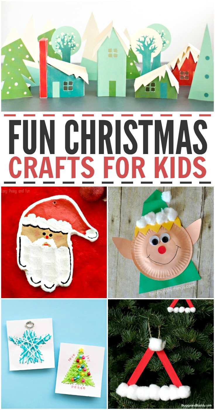 Christmas Craft For Toddlers Pinterest
 40 Fun and Simple Christmas Crafts for Kids