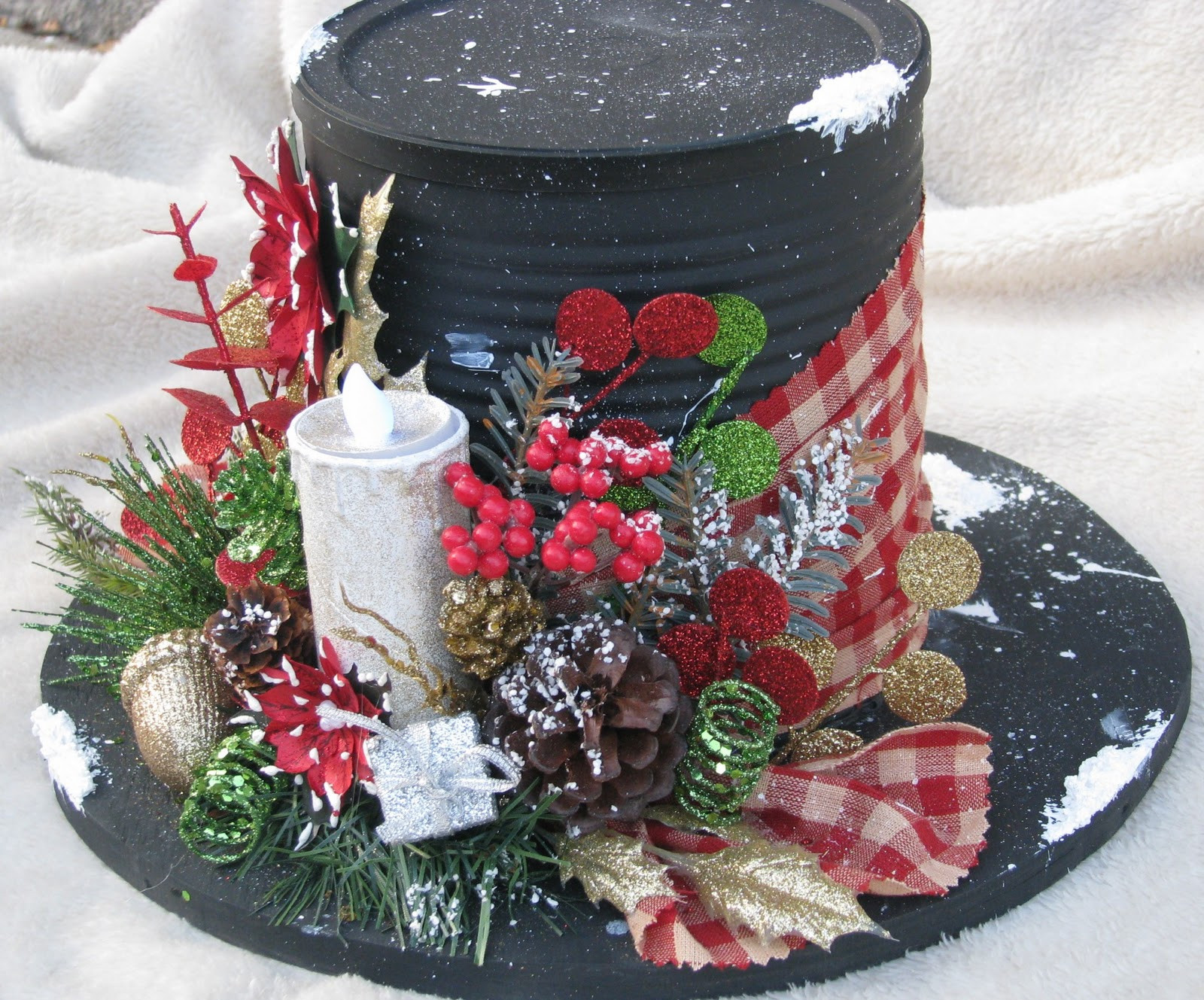Christmas Craft Ideas Pinterest
 Stars N Sparkles Blooms N Bling Snowman Hat ts