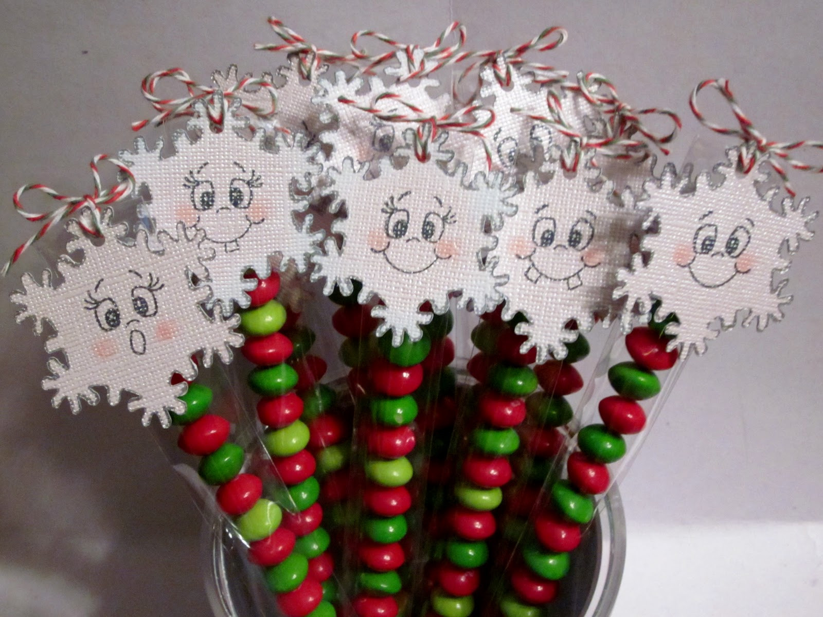 Christmas Craft Ideas To Sell
 Jamiek711 Designs Snowflake Skittle Sticks