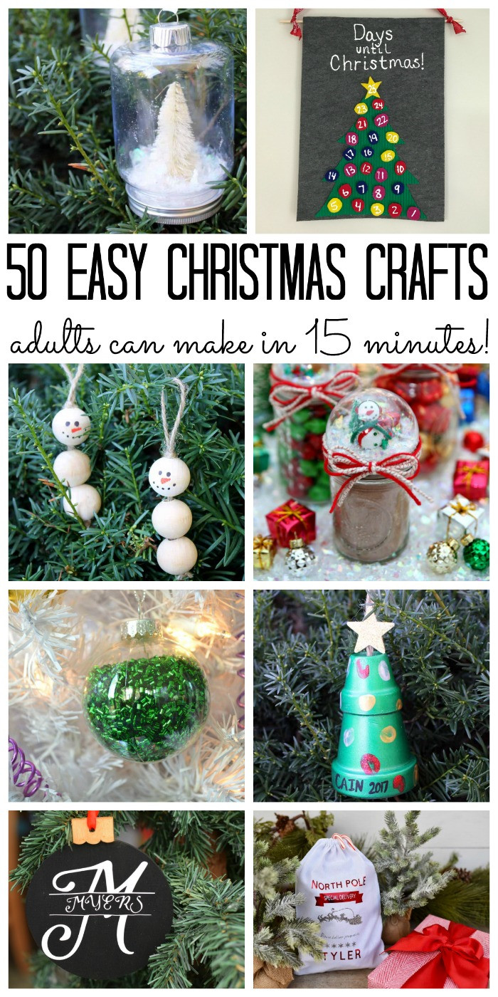 Christmas Craft Projects For Adults
 Over 50 Christmas Crafts for Adults The Country Chic Cottage