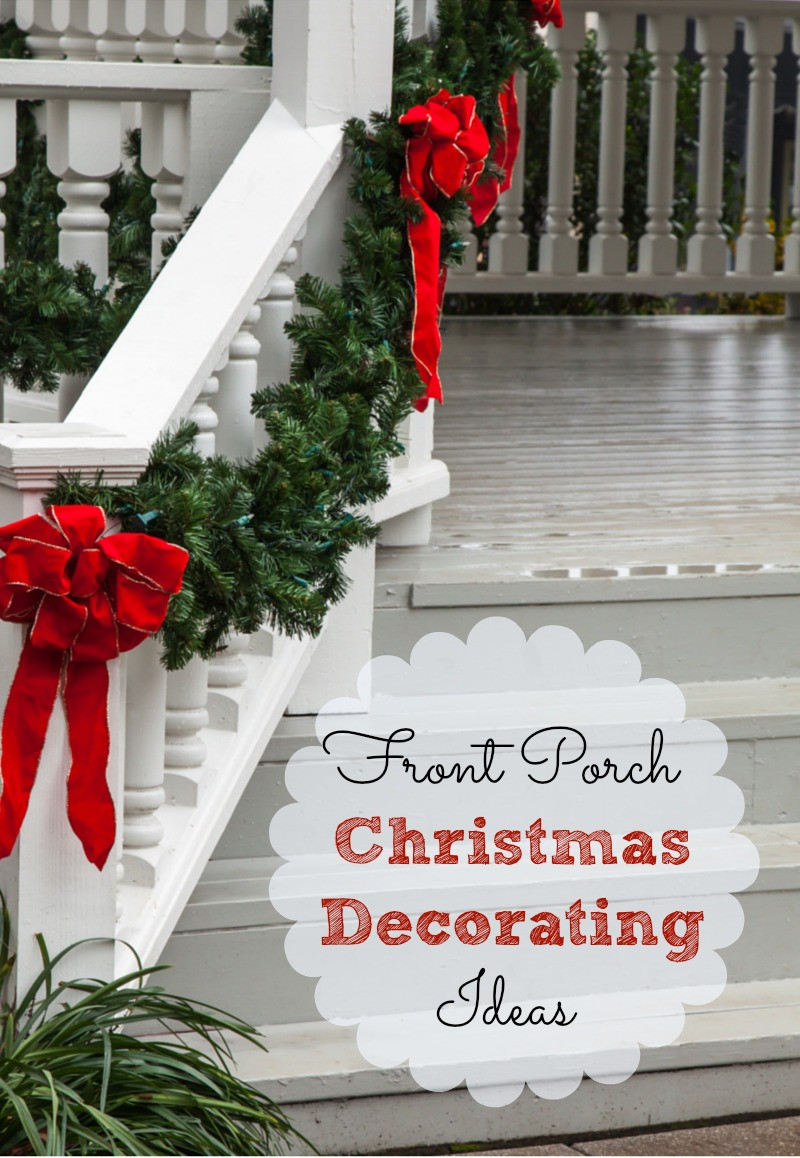 Christmas Decorated Porch
 Front Porch Christmas Decorating Ideas And a Speed