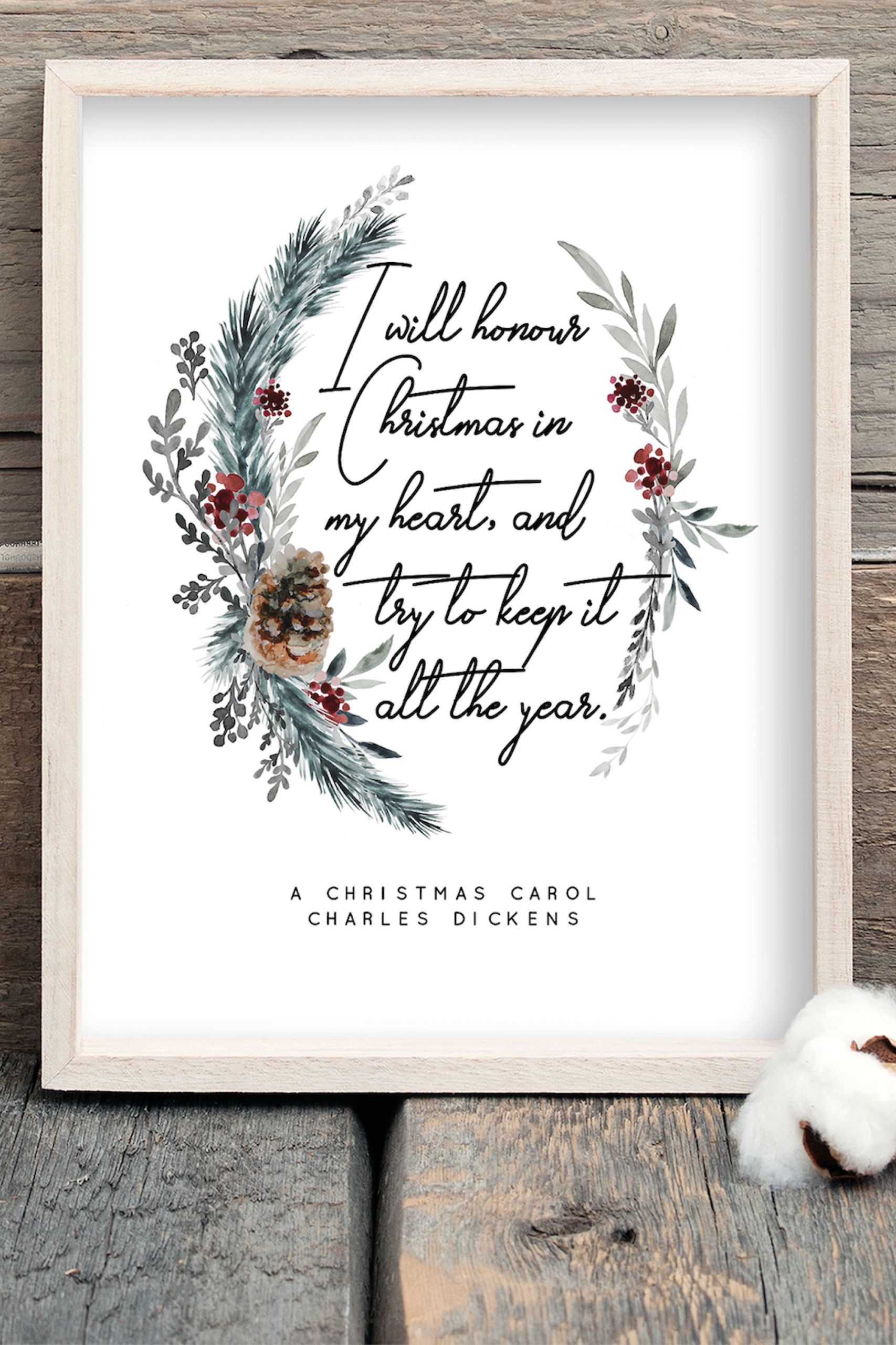 Christmas Decoration Quotes
 A Christmas Carol Book Quotes Printable Scrooge Charles