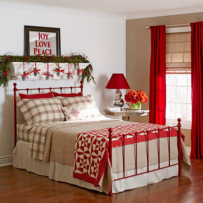 Christmas Decorations Bedroom
 10 Christmas Bedroom Decorating Ideas Inspirations