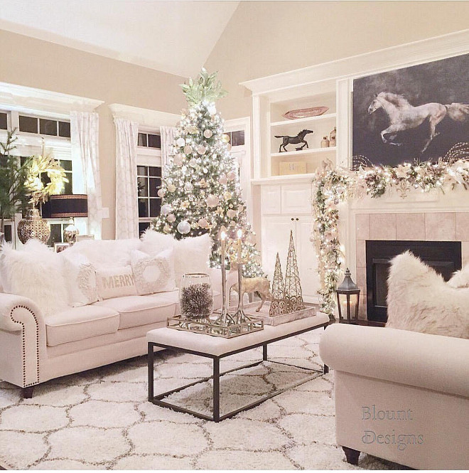 Christmas Decorations Living Room
 Beautiful Homes of Instagram Home Bunch Interior Design