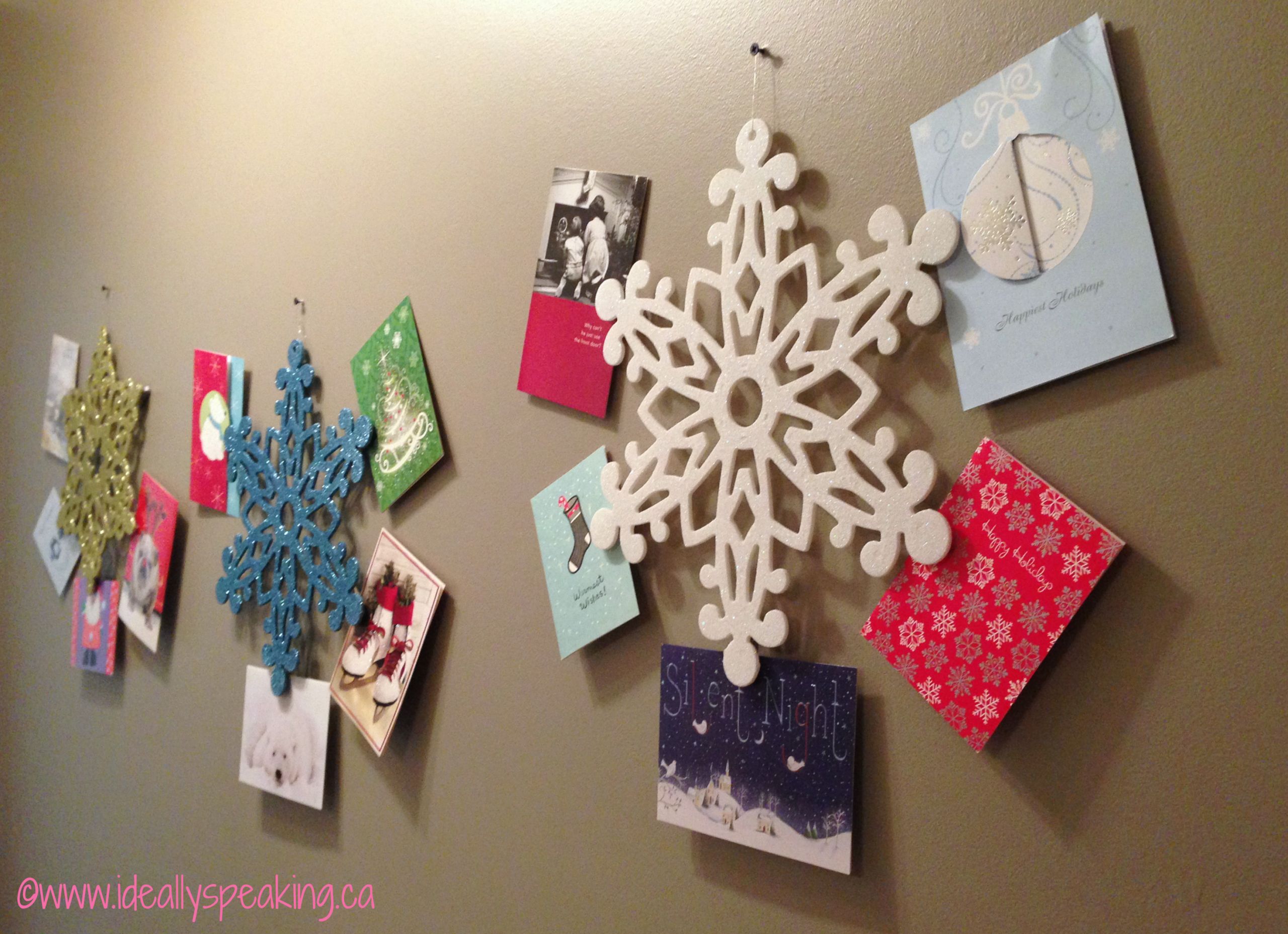 Christmas DIY Cards
 Easy DIY Christmas Card Wreath Ideally speaking