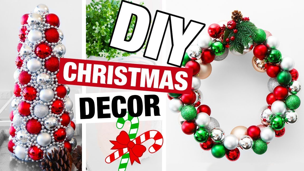 Christmas DIY Decor
 DIY Christmas Decor 2017 Fun DIY Holiday Decorations