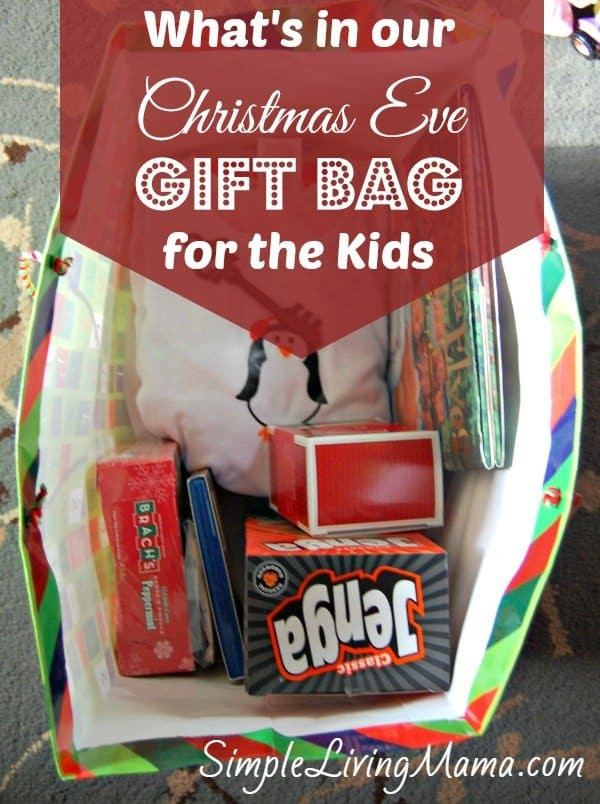 Christmas Eve Gifts For Kids
 Christmas Eve Gift Tradition Gift Bag for Kids Simple