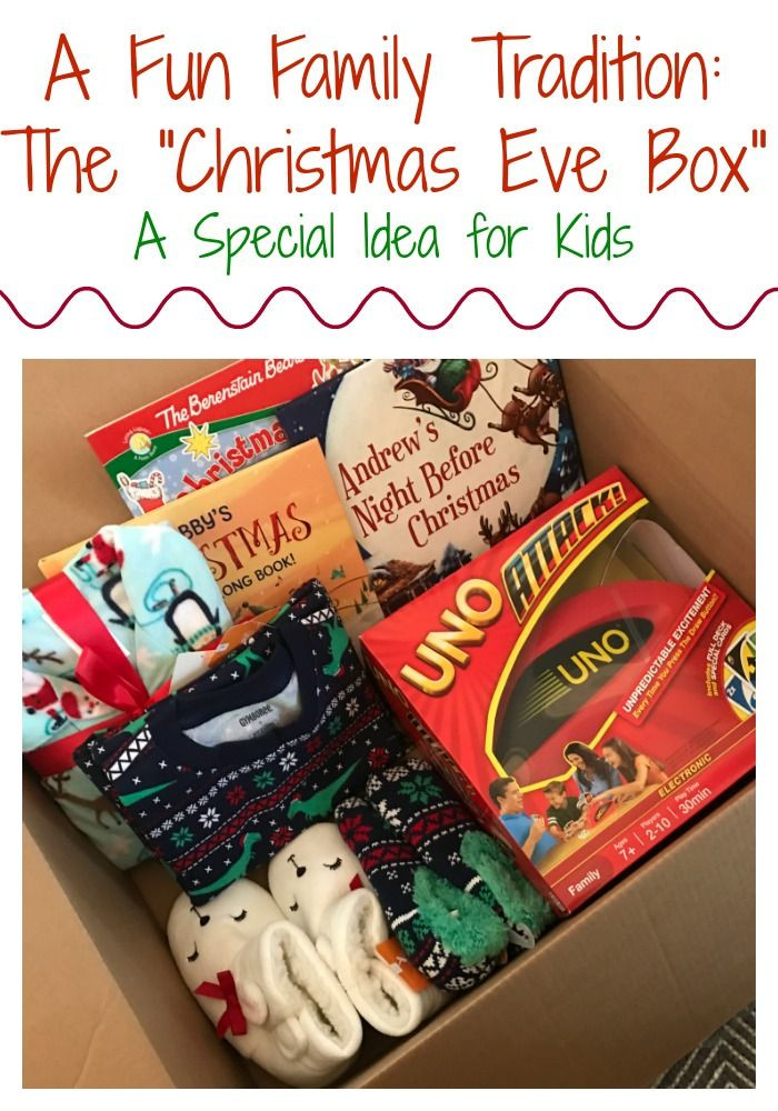 Christmas Eve Gifts For Kids
 Christmas Eve Tradition for Families Christmas Eve Box