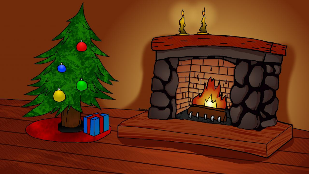 Christmas Fireplace Drawing
 Christmas Drawing by archery98 Minecraft Blog