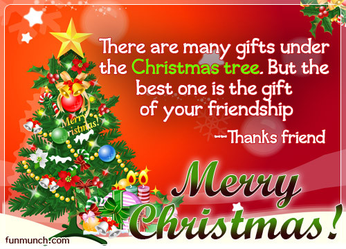 Christmas Friendship Quotes
 Happy Christmas