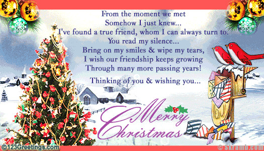 Christmas Friendship Quotes
 Merry Christmas Poems The Wondrous Pics