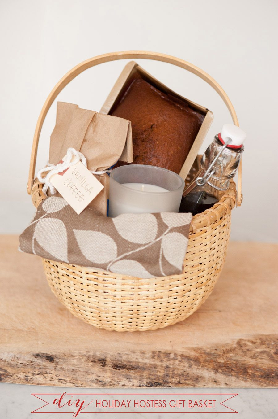 Christmas Gift Basket DIY
 DIY Holiday Hostess Gift Basket The Sweetest Occasion