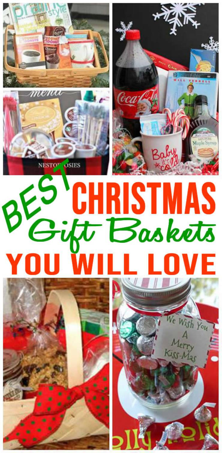 Christmas Gift Basket Ideas For Couples
 BEST Christmas Gift Baskets Easy DIY Christmas Gift