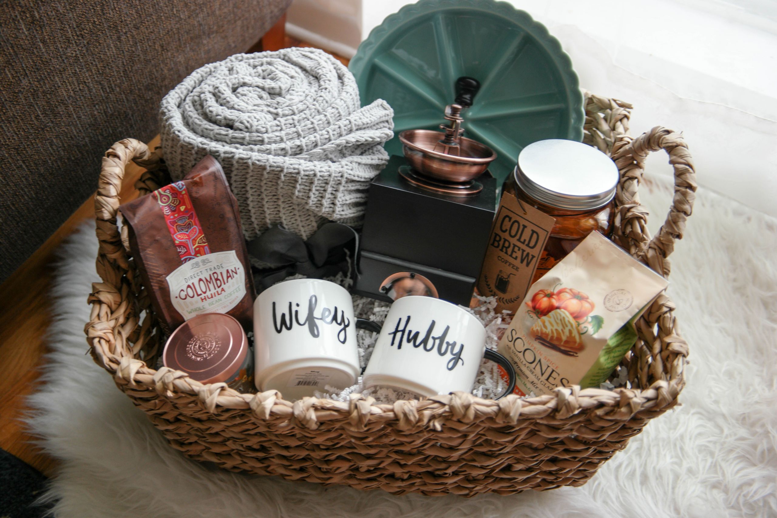 Christmas Gift Basket Ideas For Couples Elegant A Cozy Morning Gift Basket A Perfect Gift For Newlyweds Of Christmas Gift Basket Ideas For Couples Scaled 