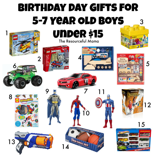 Christmas Gift Ideas For 15 Year Old Boy
 Birthday Gifts for 5 7 Year Old Boys Under $15 The