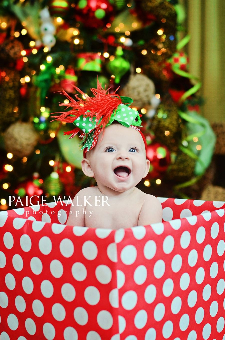 Christmas Gift Ideas For 6 Month Baby Girl
 Cute baby Christmas photo This would be so cute with the