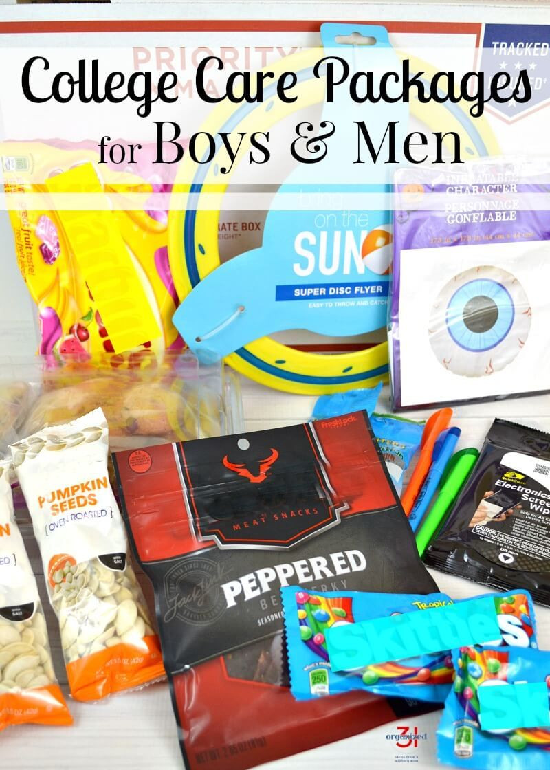 Christmas Gift Ideas For College Guys
 College Care Package Ideas for Guys