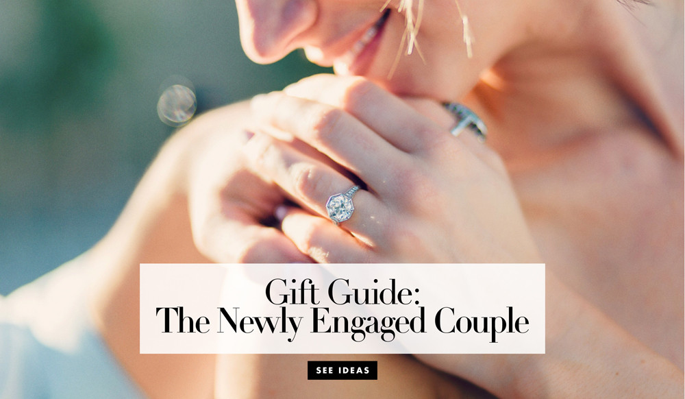 Christmas Gift Ideas For Engaged Couples
 Holiday Gift Guide Present Ideas for Newly Engaged