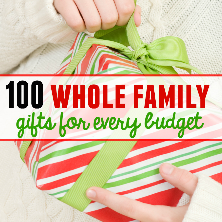 Christmas Gift Ideas For Families
 100 family t ideas with something for every bud