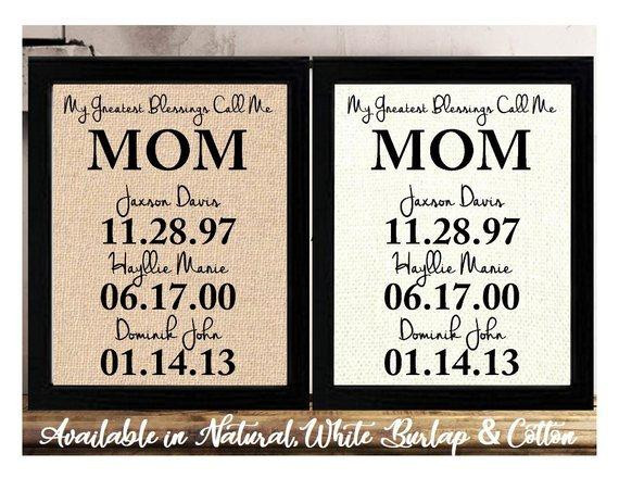Christmas Gift Ideas For Mom From Son
 Mom Gifts Mom From Daughter Mom From Son Mom Birthday
