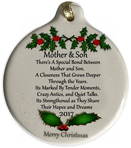 Christmas Gift Ideas For Mom From Son
 Laurie G Creations Mother and Son Porcelain Ornament
