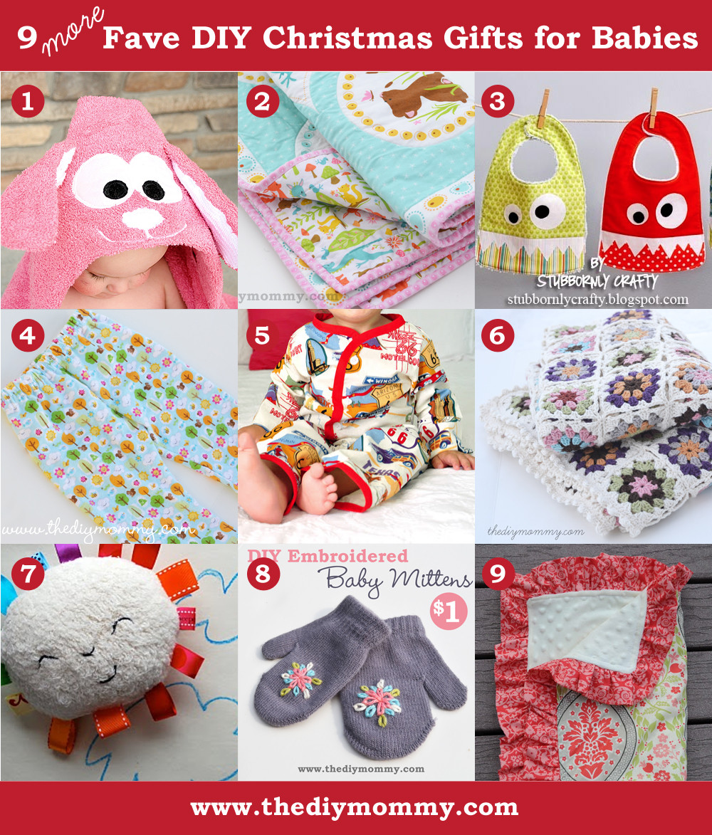 Christmas Gift Ideas For Newborn
 A Handmade Christmas More DIY Baby Gifts