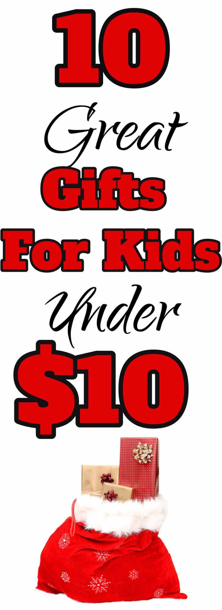 Christmas Gift Ideas Under $10
 Need some great kids ts under $10